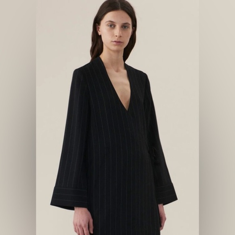 NWT Ganni Blazer Style Wrap Dress